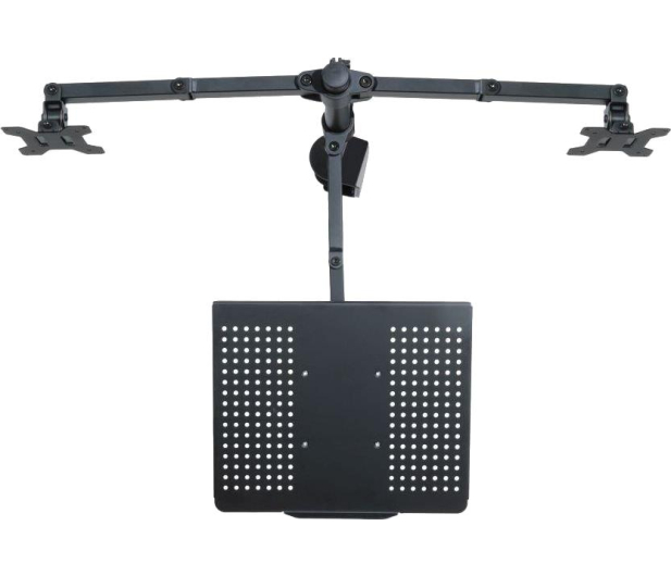 MULTIOFFICE UCHWYT DO MONITORA ART. BIURKOWY DO 2 MONITORÓW LED/LCD 13-27" + notebooka L-25 - 1075748 - zdjęcie 5